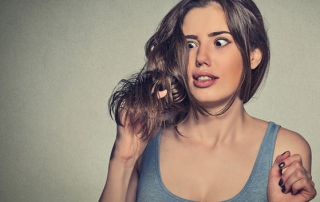 gespleten haarpunten